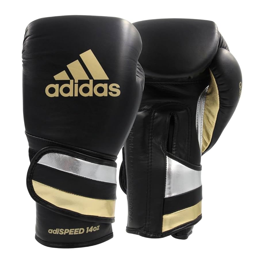 adidas adiSPEED 10oz ゴールド ボクシンググローブ Amazon.co.jp: adidas Speed 100 ブラック/ゴールド ボクシング